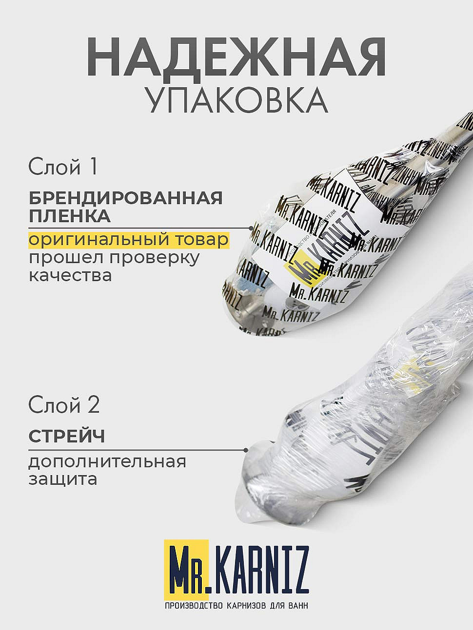 Карниз для ванной Угловой Радиусный Дуга 120х120 Усиленный 20 мм фото 8