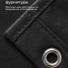 Штора для ванной ESSEN 180х180 см черная фото 3