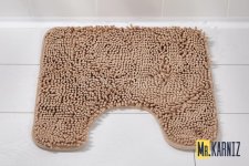 Коврик для туалета Люкс бежевый