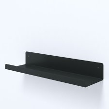 Настенная навесная полка для ванной комнаты 30x9x5 Черная