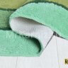 Комплект ковриков для ванной и туалета Линия зеленый фото 5