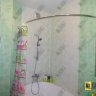 Карниз для ванной Угловой Асимметричный Дуга 150х90 (Усиленный 25 мм) MrKARNIZ фото 6