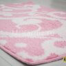 Коврик в ванную Узоры розовый фото 2