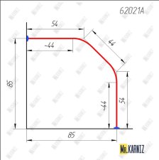 62021A Карниз по чертежу