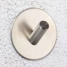 Настенные крючки для ванной и кухни для полотенец У-образные круг хром 1 шт фото 2