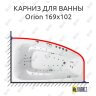 Карниз для ванны Balteco Orion 169х102 (Усиленный 25 мм) MrKARNIZ фото 1